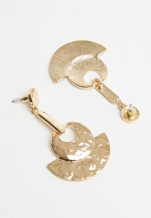 Superbalist - Madison hammered earrings - gold