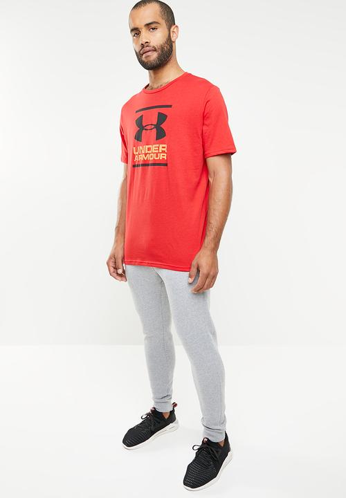 Under Armour - UA foundation short sleeve tee - red