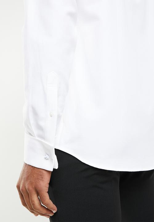 POLO - Formal lounge shirt - white