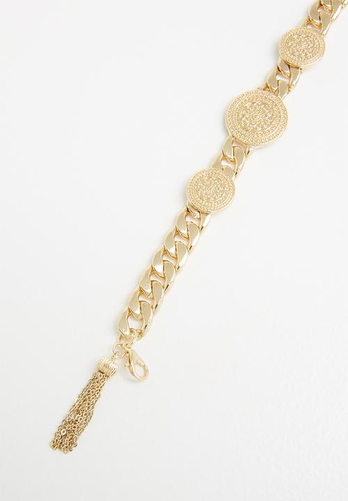 Superbalist - Vintage medallion bracelet - gold