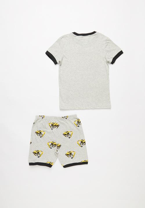 Pop Candy - Digger print pj set - grey