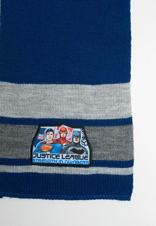 Character Fashion - Justice League 3 piece winter set - blue & grey
