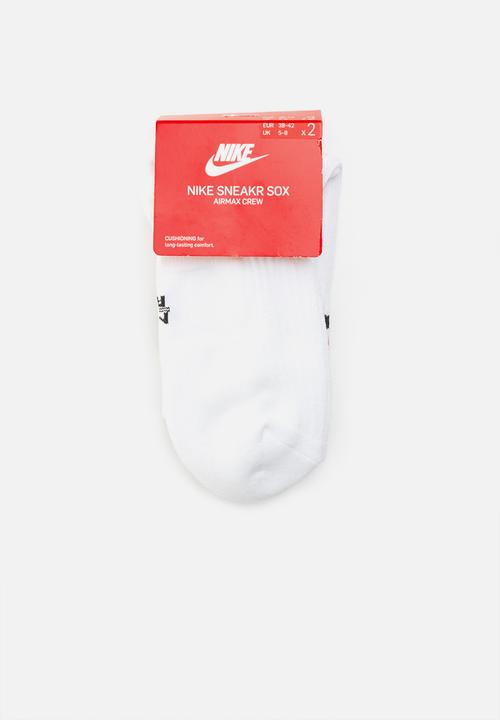 Nike - Sox air max crew socks - white