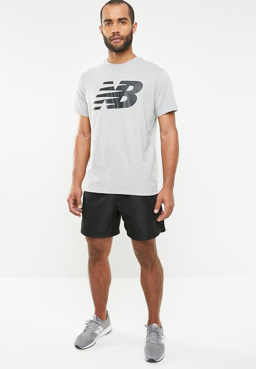 New Balance  - NB Logo graphic tee - grey