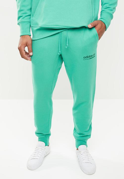 green adidas sweatpants