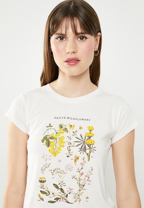 Cotton On - Essential art tee - neutral