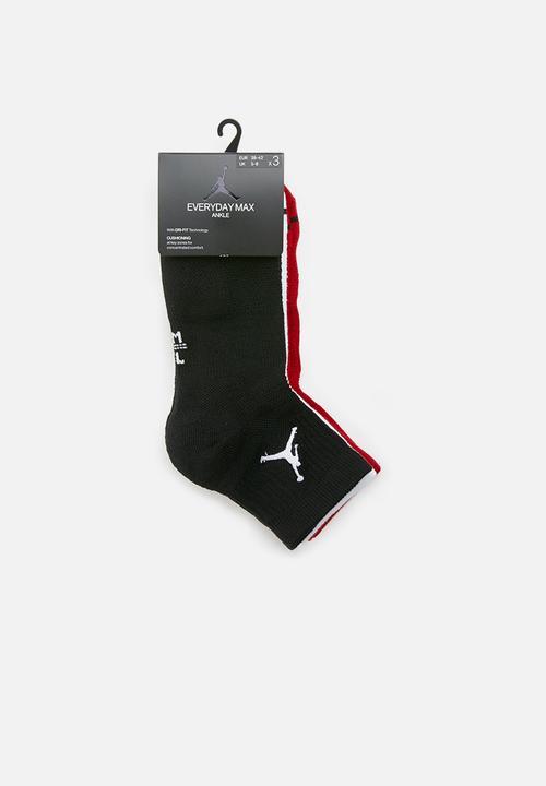Nike - Unisex jordan jumpman high-intensity quarter sock - multi