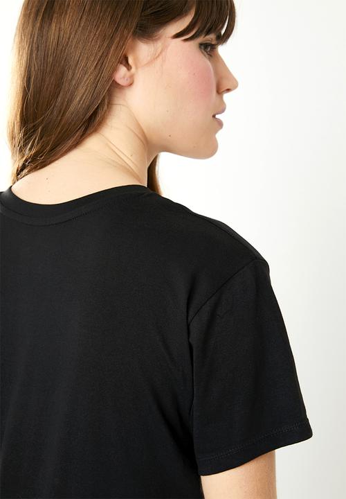 Cotton On - Tbar fox graphic T-shirt - black