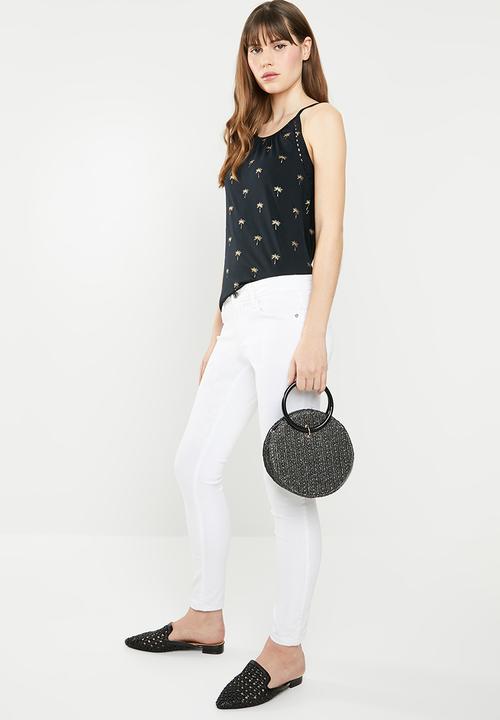 c(inch) - Basic cami - black & gold