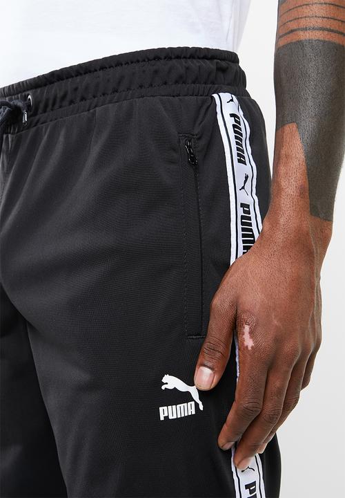PUMA - Tape track pants - black & white