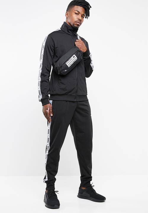 PUMA - Tape track pants - black & white