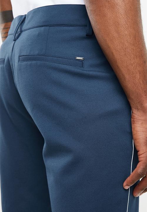 Only & Sons - Aged stripe shorts - navy