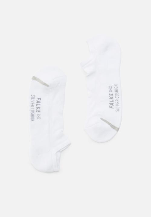 Falke - Silver cushion no show socks - white