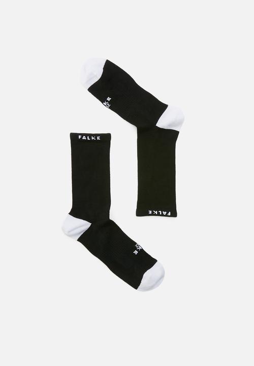 Falke - Everyday sport crew socks - black & white 