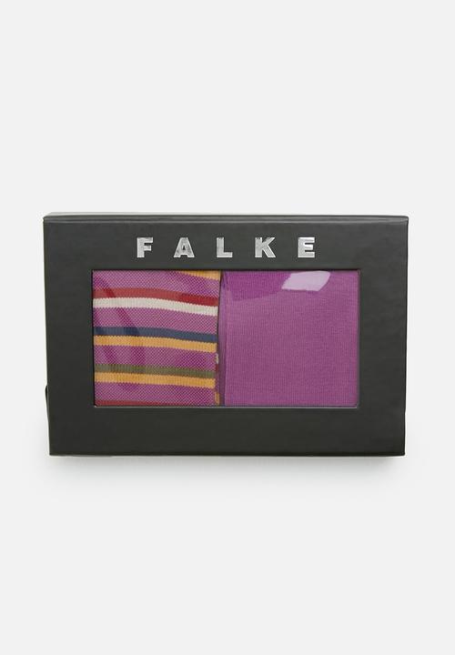 Falke - Quantum & sensitive stripe gift box - multi