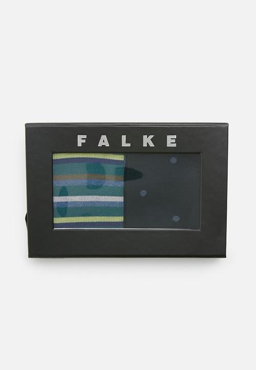 Falke - Quantum & sensitive stripe gift box - multi
