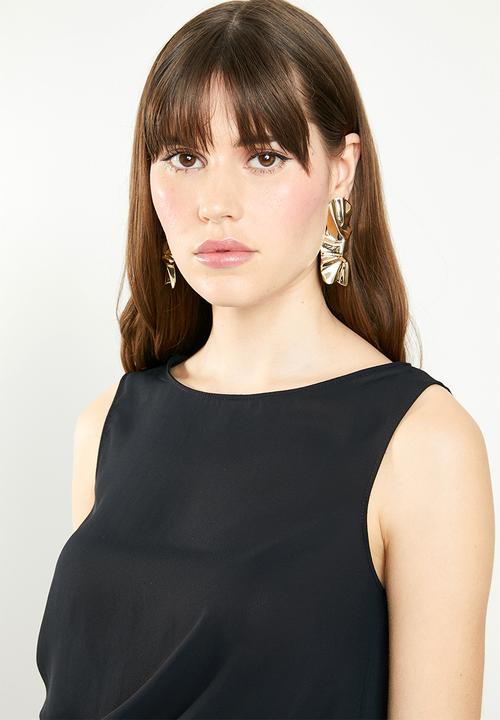 STYLE REPUBLIC - Drape detail blouse - black 