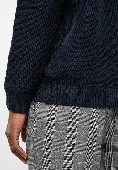 Cotton On - Cable knit sweater - navy