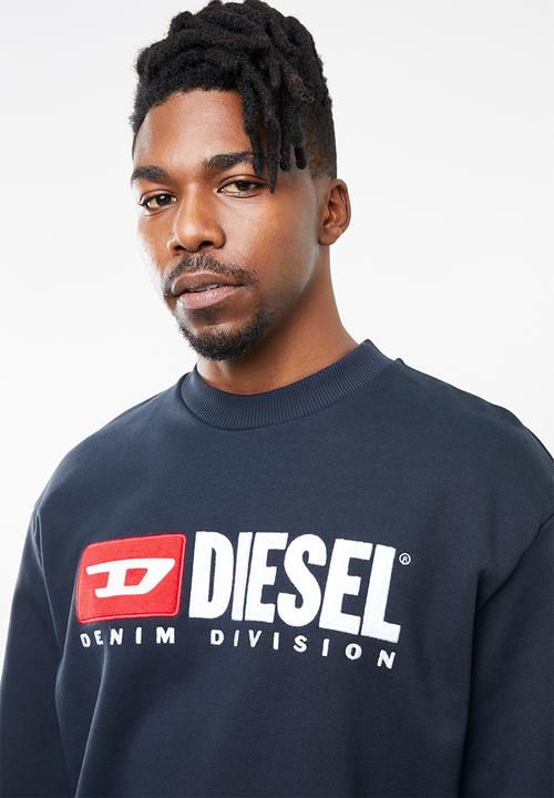 Diesel  - S-crew-division sweater - navy