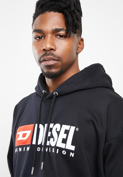 Diesel  - S-division hoodie - black