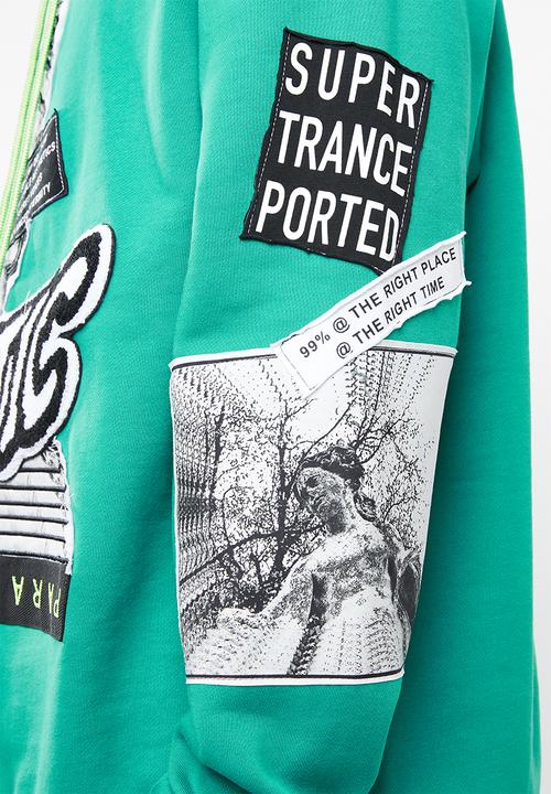 Diesel  - S-jack-ya hoodie - green