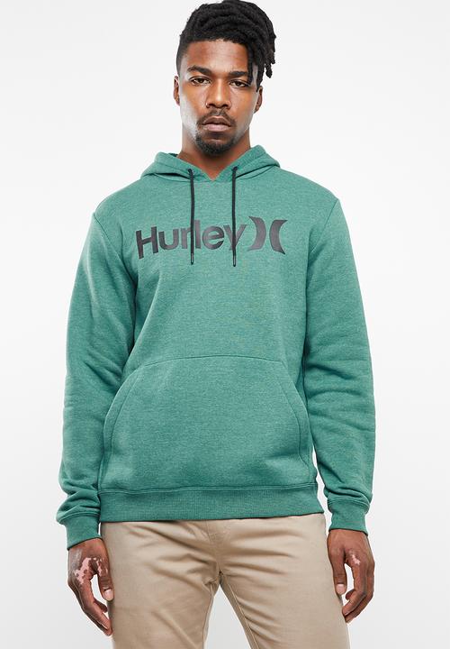 green hurley hoodie