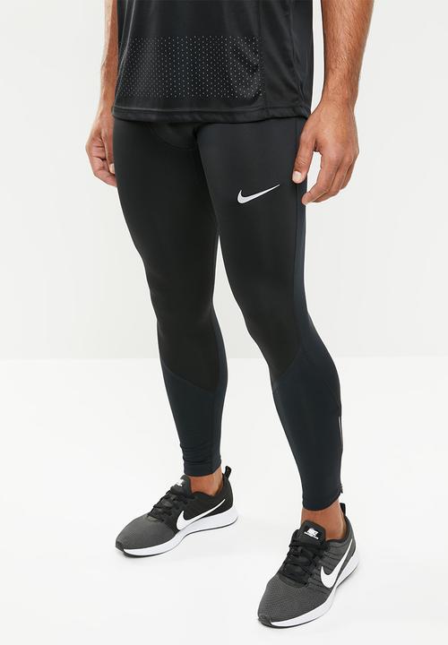 Nike power tech running tights - black 