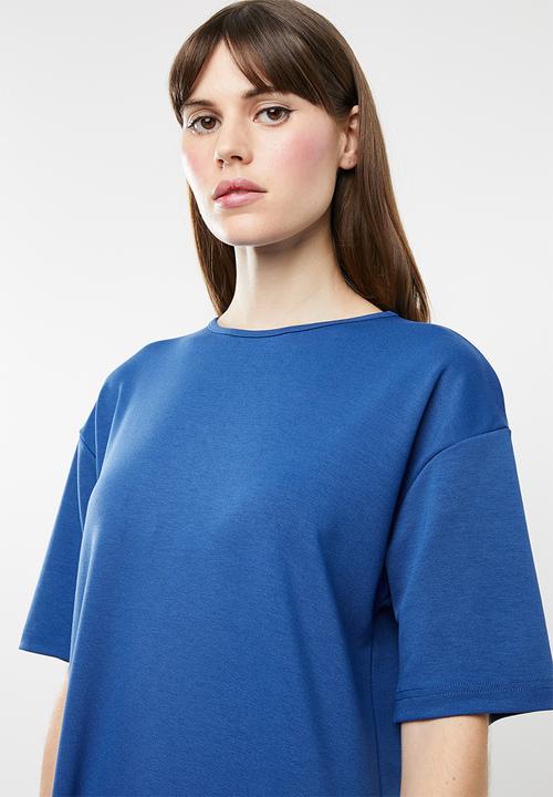 c(inch) - T-shirt dress - blue 