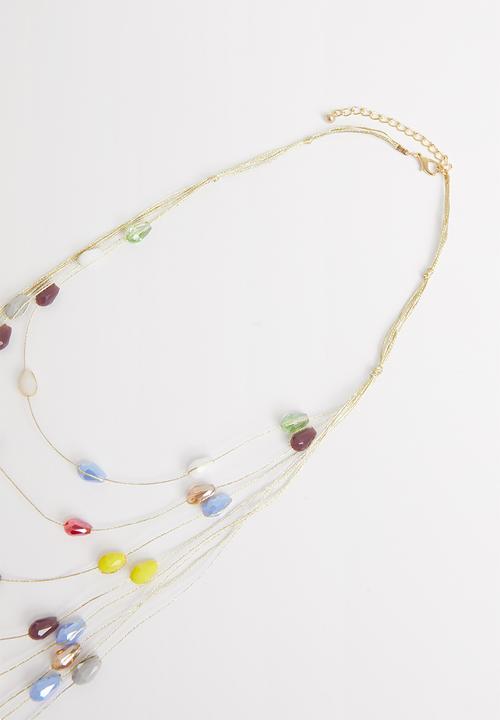 STYLE REPUBLIC - Steph beaded necklace - multi