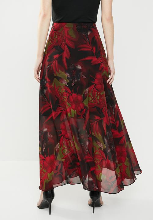 edit - Maxi a-line skirt - multi 