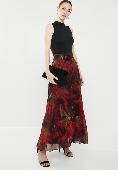 edit - Maxi a-line skirt - multi 
