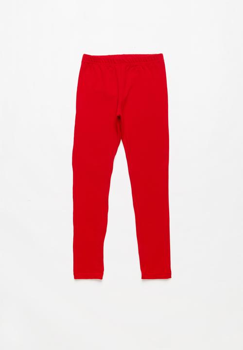 Pop Candy - Kids 2 pack leggings - navy & red