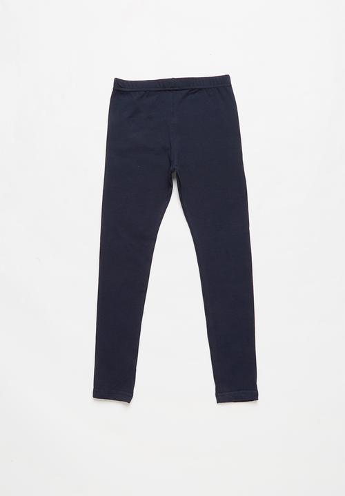 Pop Candy - Kids 2 pack leggings - navy & red