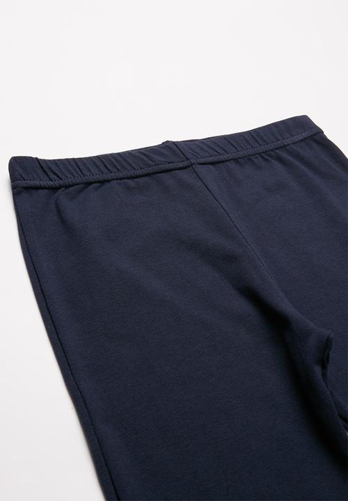 Pop Candy - Kids 2 pack leggings - navy & red
