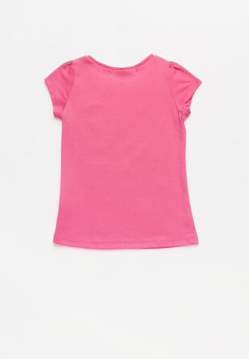 Pop Candy - Love paris short sleeve shirt - pink
