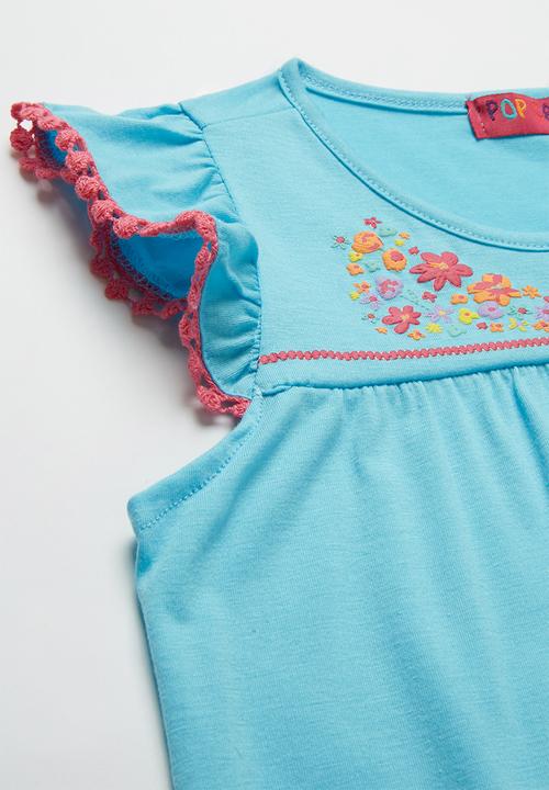 Pop Candy - Girls T-shirt - aqua