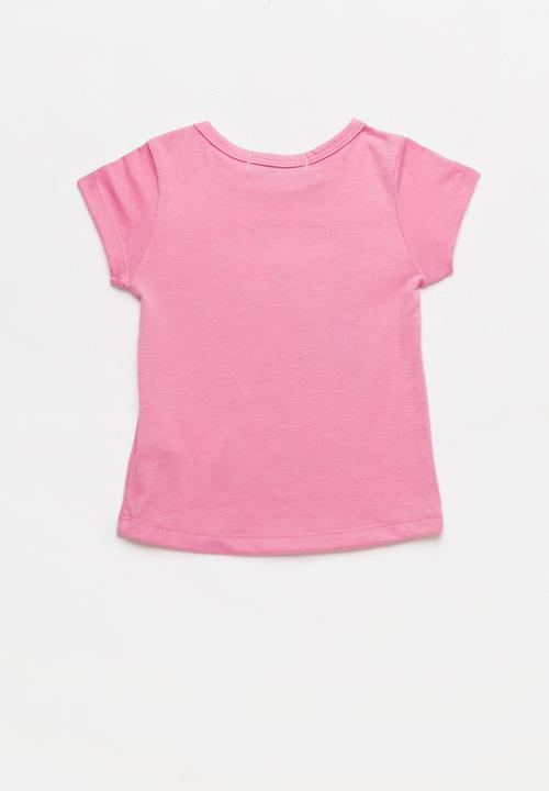 Pop Candy - Baby Girls Paris Printed Tee - pink
