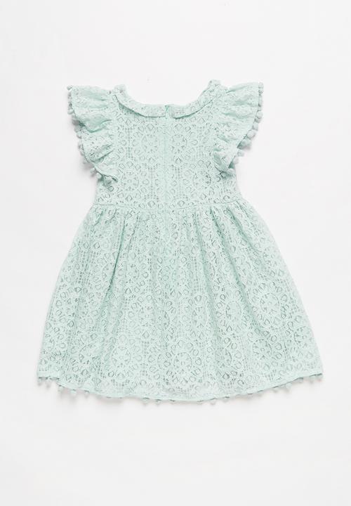 Pop Candy - Lace ruffle dress - mint