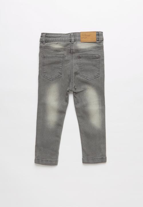 MINOTI - Girls basic denim jean -  grey