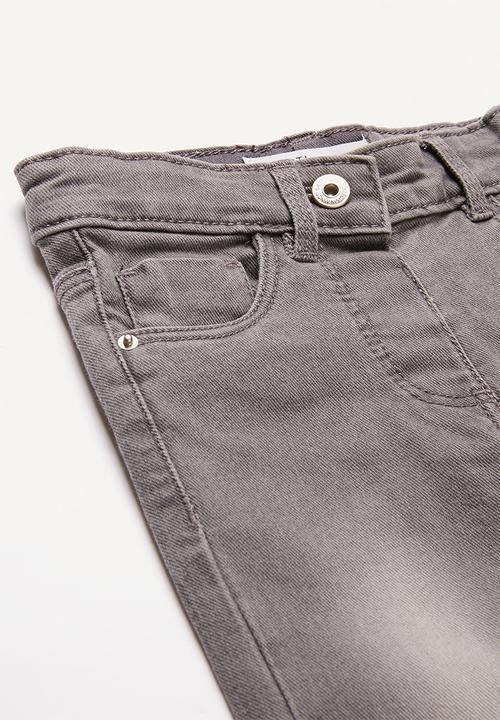 MINOTI - Girls basic denim jean -  grey