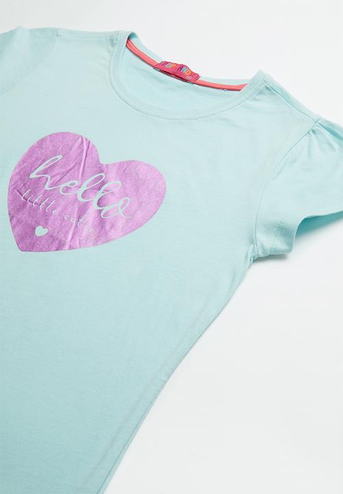 Pop Candy - Bg short sleeve tee - blue