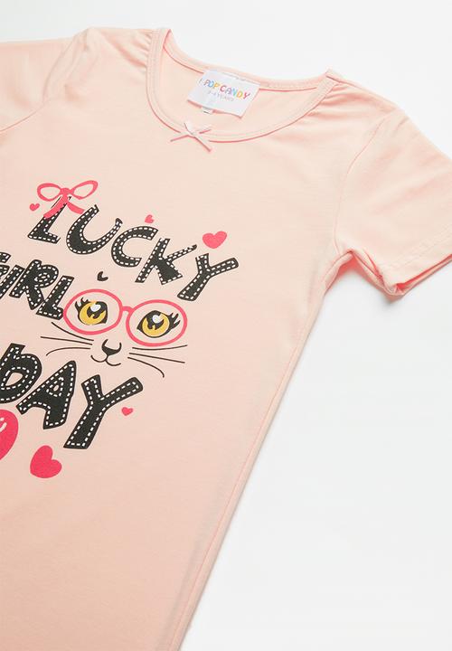 Pop Candy - Printed night dress - pink