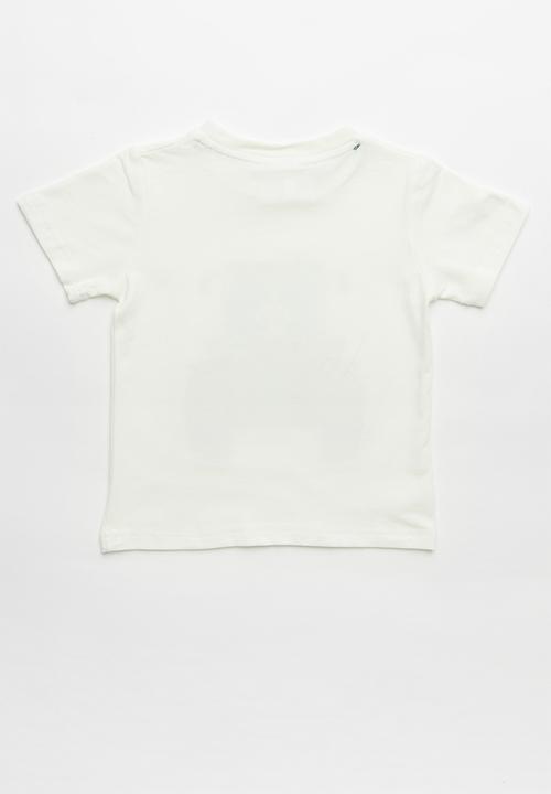 Pop Candy - Boys printed short sleeve tee - white