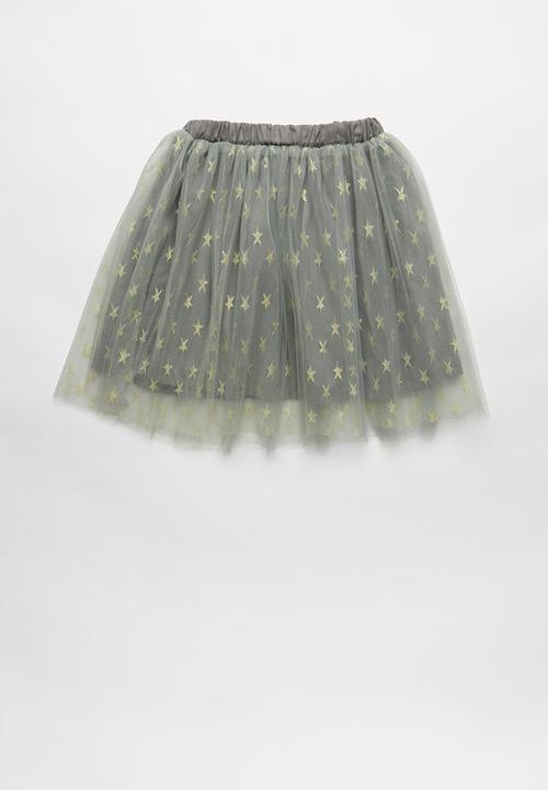 Pop Candy - Mesh skirt - grey