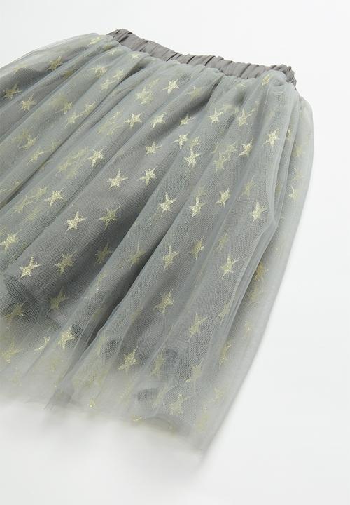 Pop Candy - Mesh skirt - grey