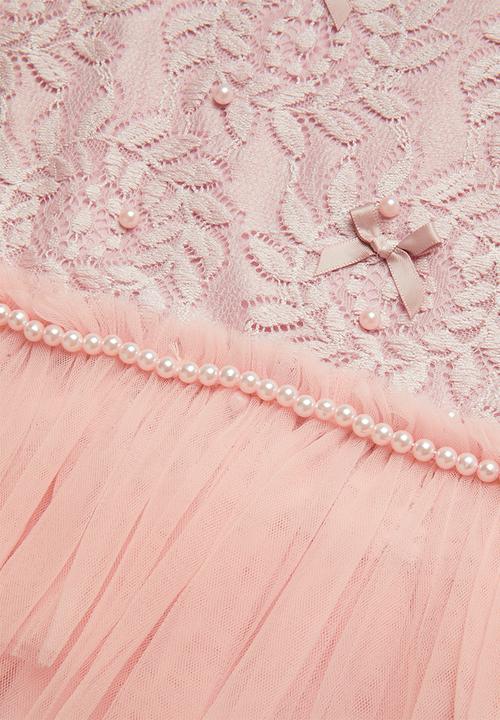 Pop Candy - Kids Layered mesh dress - pink