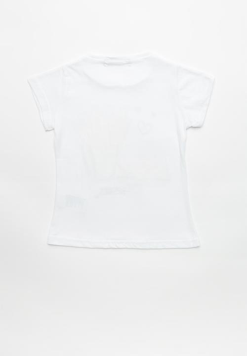 Pop Candy - Girls short sleeve tee - white