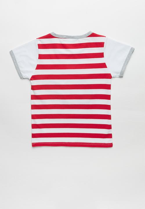 Pop Candy - Stripe helicopter tee - multi