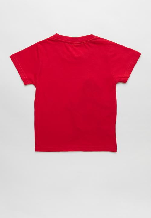 Pop Candy - Scooter dino tee - red