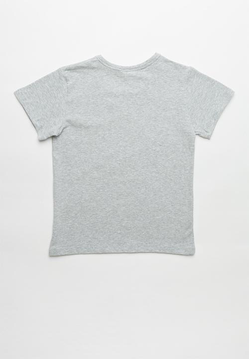 Pop Candy - Printed short sleeve tee - grey 